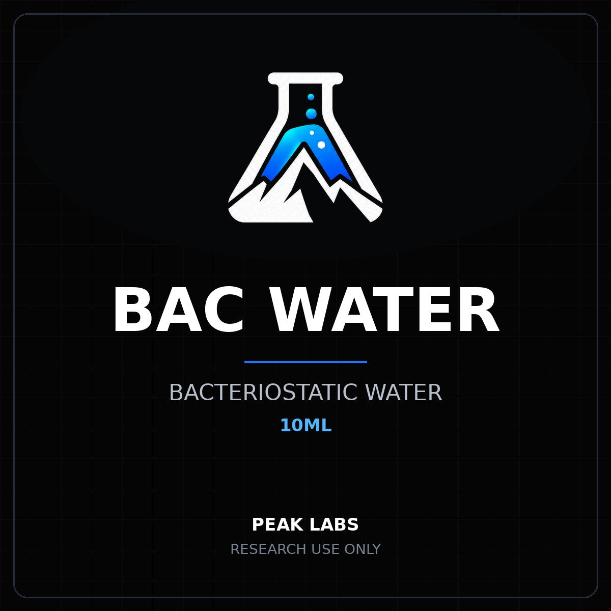 BAC Water 10 — Bacteriostatic Water 10ml