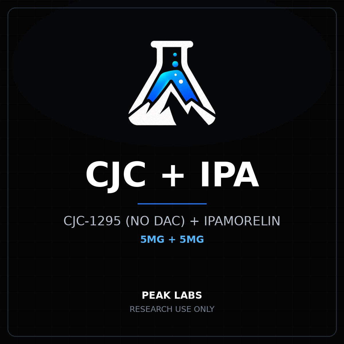 CJC + IPA — CJC-1295 (no DAC) + Ipamorelin 5mg + 5mg